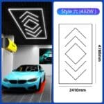 Geometric Designs Garage Lights​