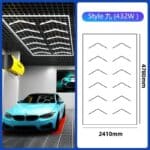 Geometric Designs Garage Lights​