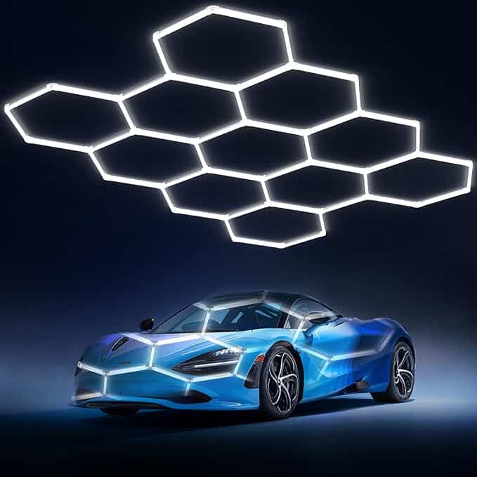 Hexagon Garage Lights-11 Hex Kit