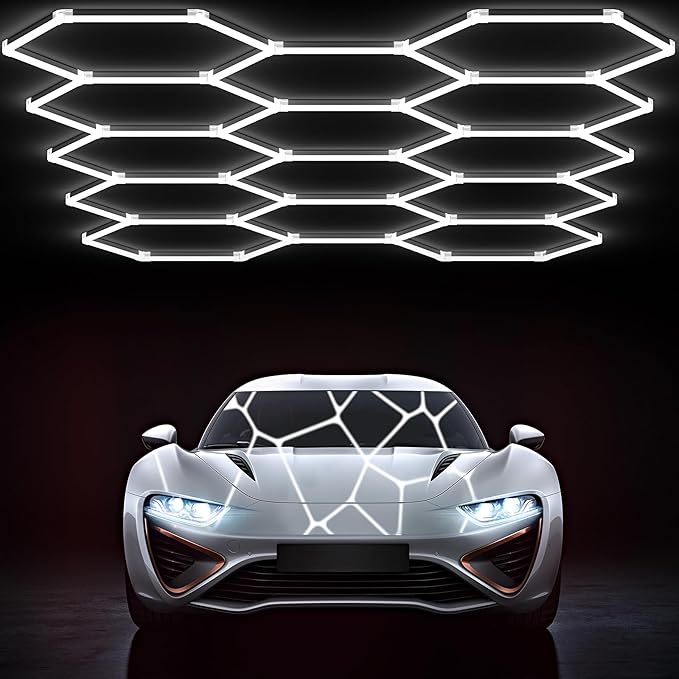 Hexagon Garage Lights-14 Hex Kit