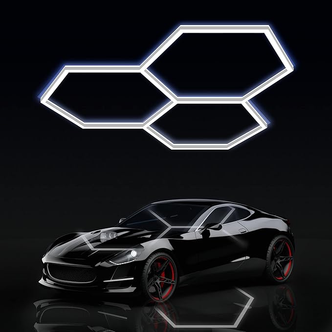 Hexagon Garage Lights-3 Hex Kit (5)