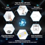 Hexagon Led Garage Lighting-14 Hex Kit With Border